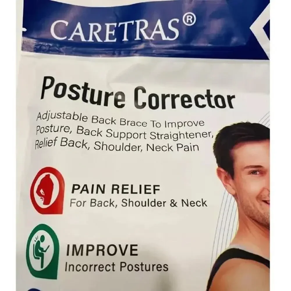 Posture corrector unisex Caretas back support Sz#L adjustable Sealed New - Picture 2 of 3